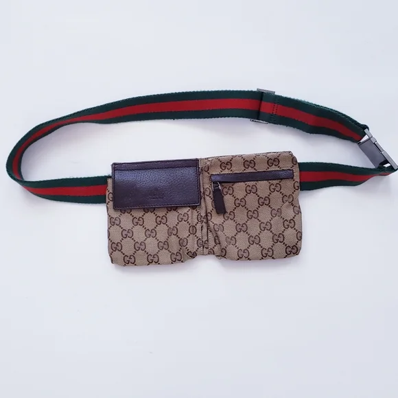 Monogram Bum Bags Gucci Gucci GG Canvas Monogram Waist Belt Bum